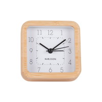 Budík Karlsson KA5924WH Neat Square, 9cm